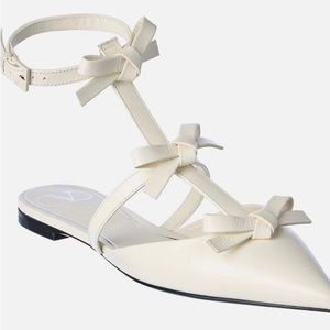 NOT FOR SALE, IN SEARCH OF VALENTINO French bow ballet flat, size 37 or 37.5.
